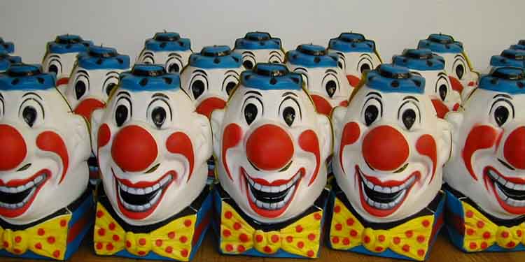 laughing clowns