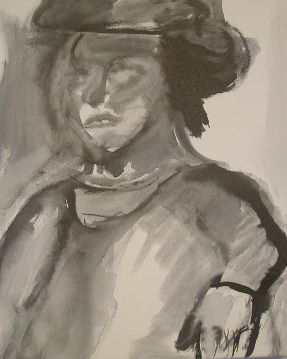 Young Man With Hat 2