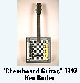 Ken Butler's 'Chessboard Guitar'